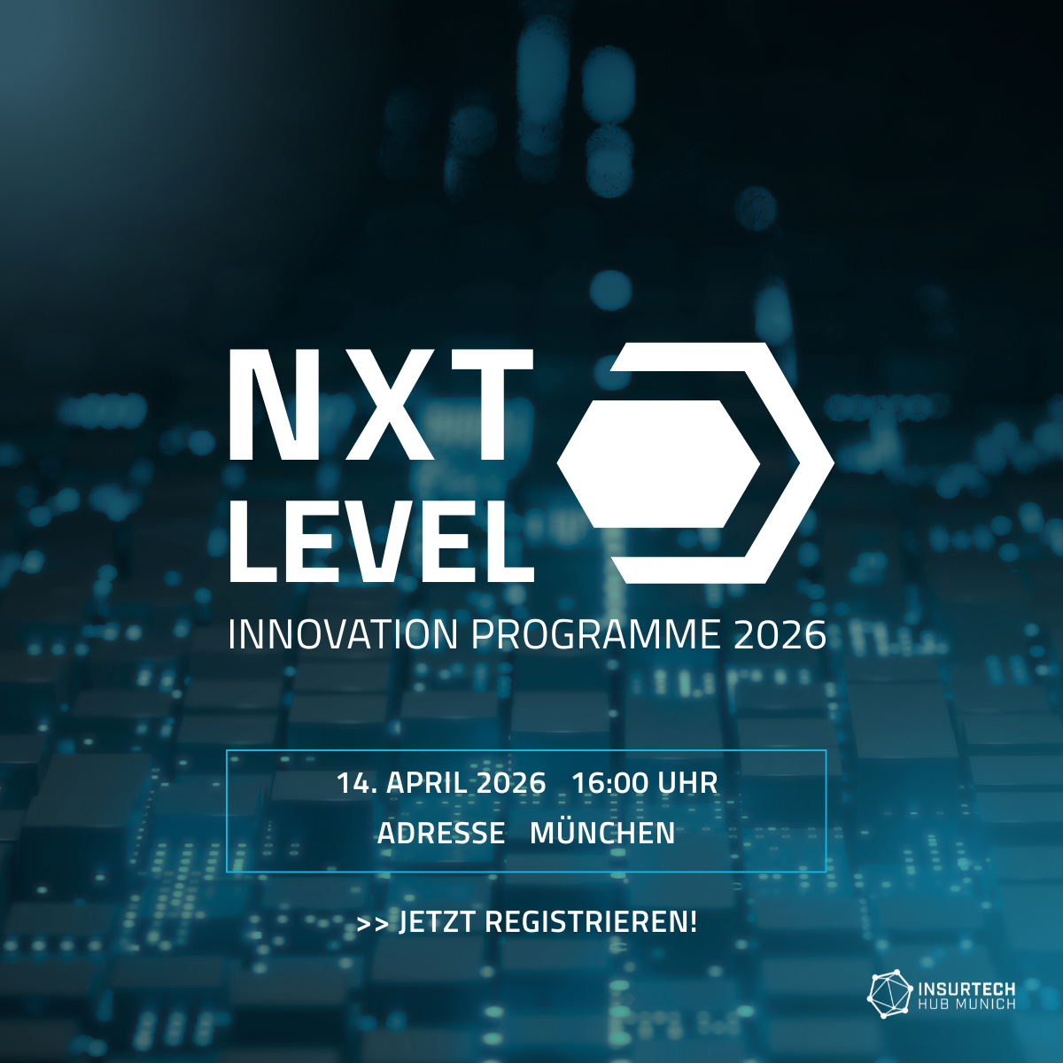 NXT LEVEL Innovation Programme 2026 – Event-Key Visual